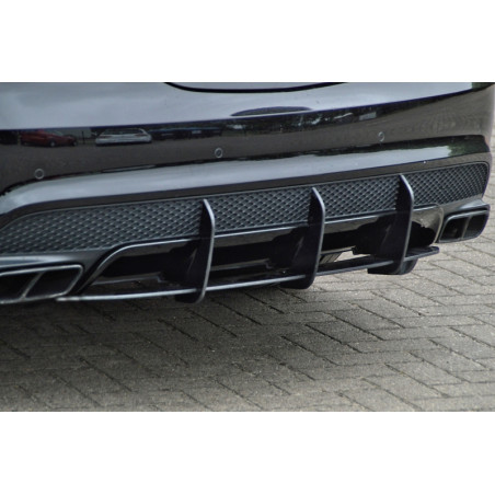 Estrattore posteriore race look Mercedes Benz CLA 45AMG  C117 / 245G (Cod. IN-INE-20500045AMGRT-ABS)