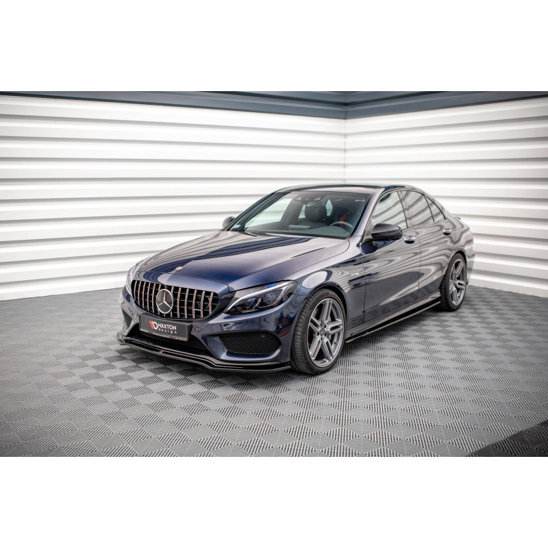 SPLITTER ANTERIORE V.1 Mercedes-AMG C 43 / AMG-Line W205 (Cod. M-ME-C-205-AMG-FD1G)