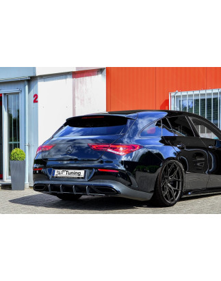 Sottoparaurti posteriore race look con flaps Mercedes Benz CLA X118 Shootingbrake  (Cod. IN-INE-2050