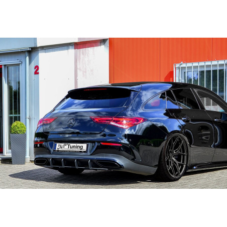 Sottoparaurti posteriore race look con flaps Mercedes Benz CLA X118 Shootingbrake  (Cod. IN-INE-2050