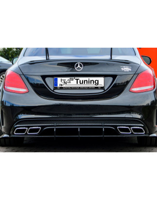 Sottoparaurti posteriore mit alette e  lateralen   Mercedes Benz C63 AMG W205  (Cod. IN-INE-20500045