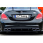 Sottoparaurti posteriore mit alette e  lateralen   Mercedes Benz C63 AMG W205  (Cod. IN-INE-20500045