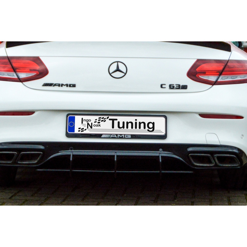 Sottoparaurti posteriore mit alette per   Mercedes Benz C63 AMG C205+A205  Coupe/ Cabrio (Cod. IN-IN