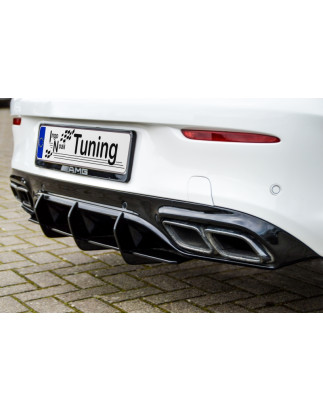 Sottoparaurti posteriore mit alette per Mercedes Benz C63 AMG C205+A205 Coupe/ Cabrio (Cod. IN-IN