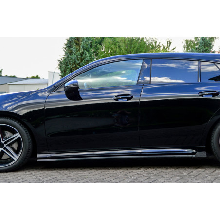 Set minigonne Cup con flaps posteriori Race look Mercedes Benz CLA X118 Shootingbrake  (Cod. IN-INE-