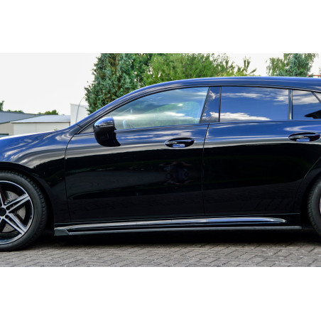 Set minigonne Cup con flaps anteriori race look   Mercedes Benz CLA X118 Shootingbrake  (Cod. IN-INE