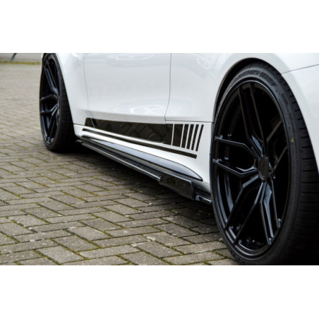 Minigonne con flaps in Cup Racing Optik Mercedes Benz C63 AMG C205+A205 Coupe/ Cabrio (Cod. IN-INE-