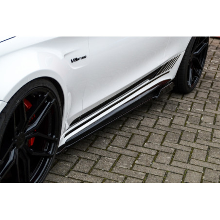 Minigonne con flaps in Cup Racing Optik MercedesBenz C63 AMG C205+A205 Coupe/ Cabrio (Cod. IN-INE-2