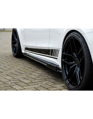 Minigonne con flaps in Cup Racing Optik MercedesBenz C63 AMG C205+A205 Coupe/ Cabrio (Cod. IN-INE-2