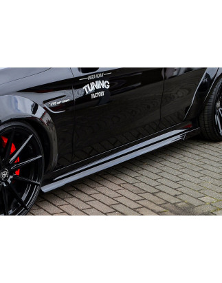 Minigonne con flaps posteriori in Cup Racing Optik MercedesBenz C63 AMG W205  (Cod. IN-INE-20500050E