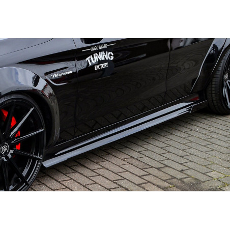 Minigonne con flaps posteriori in Cup Racing Optik MercedesBenz C63 AMG W205  (Cod. IN-INE-20500050E