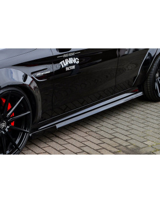 Minigonne con flaps anteriori in Cup Racing Optik MercedesBenz C63 AMG W205  (Cod. IN-INE-20500050EA