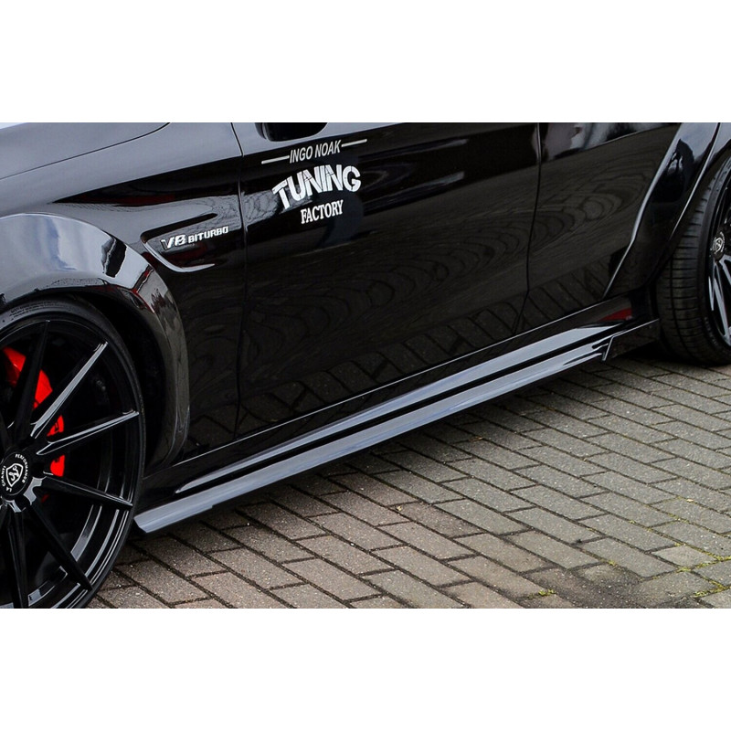 Minigonne con flaps anteriori in Cup Racing Optik MercedesBenz C63 AMG S205     T-Modell (Cod. IN-IN
