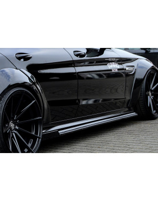 Minigonne con flaps anteriori in Cup Racing Optik MercedesBenz C63 AMG S205     T-Modell (Cod. IN-IN