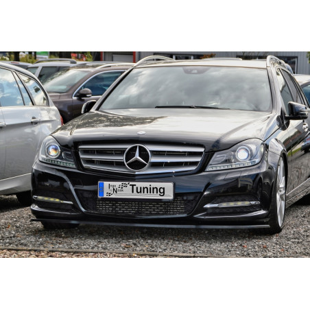 Spoiler paraurti anteriore in abs Mercedes Benz C-Klasse W204/ S204/ C204 (Cod. IN-INE-20520031D-ABS