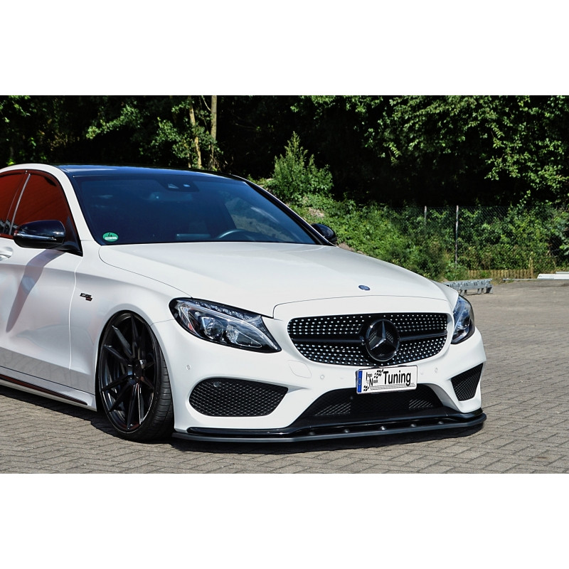 Spoiler paraurti anteriore in abs MercedesBenz C43 AMG W205 (Cod. IN-INE-20520031EAMG-ABS-G)