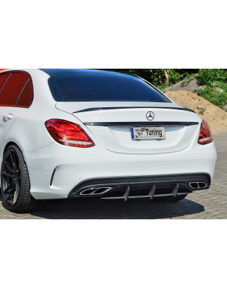 Estrattore posteriore race look Mercedes Benz C43 AMG W205 (Cod. IN-INE-20520045EAMGRT-ABS)