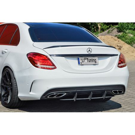 Estrattore posteriore race look Mercedes Benz C43 AMG W205 (Cod. IN-INE-20520045EAMGRT-ABS)