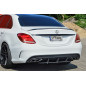 Estrattore posteriore race look Mercedes Benz C43 AMG W205 (Cod. IN-INE-20520045EAMGRT-ABS)