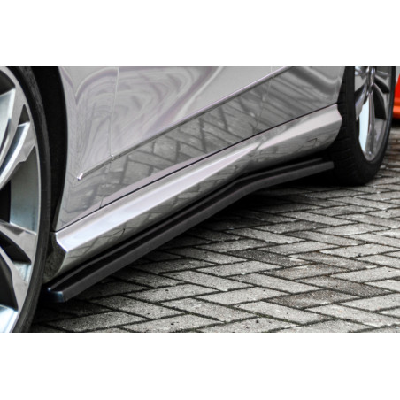 Set minigonne laterali Cup look  Mercedes Benz E63 AMG Typ W212 (Cod. IN-INE-20570050BS-ABS-2)