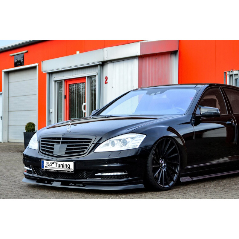 Spoiler paraurti anteriore in abs MercedesBenz S-Klasse V221 (Cod. IN-INE-20580031B-ABS-C)