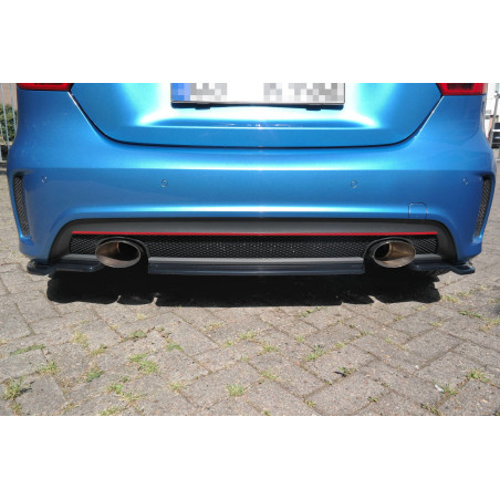Splitter posteriore (senza barre verticali) MERCEDES-BENZ W176 AMG-LINE PREFACE (Cod. M-ME-A-176-AMG
