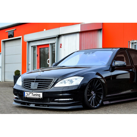 Spoiler paraurti anteriore in abs MercedesBenz S-Klasse W221  (Cod. IN-INE-20580031B-ABS-C-2)