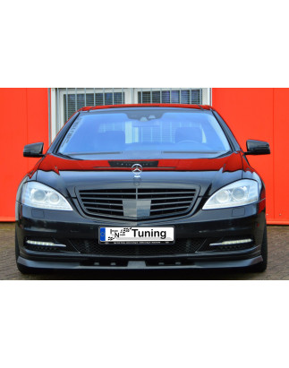 Spoiler paraurti anteriore in abs MercedesBenz S-Klasse W221  (Cod. IN-INE-20580031B-ABS-C-2)