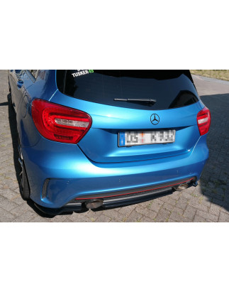 Splitter posteriore (senza barre verticali) MERCEDES-BENZ W176 AMG-LINE PREFACE (Cod. M-ME-A-176-AMG