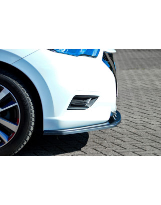 Spoiler paraurti anteriore in abs Nissan Micra K14 (Cod. IN-INE-20820031-ABS-C)