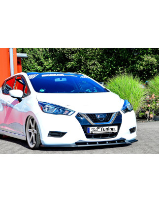 Spoiler paraurti anteriore in abs Nissan Micra K14 (Cod. IN-INE-20820031-ABS-G)