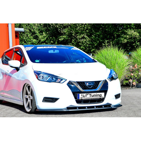 Spoiler paraurti anteriore in abs Nissan Micra K14 (Cod. IN-INE-20820031-ABS-G)