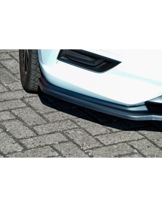 Spoiler paraurti anteriore in abs Nissan Micra K14 (Cod. IN-INE-20820031-ABS-G)