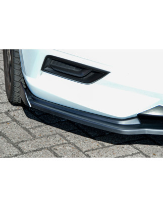 Spoiler paraurti anteriore in abs con flaps laterali Nissan Micra K14 (Cod. IN-INE-20820031W-ABS-C)