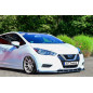 Spoiler paraurti anteriore in abs con flaps laterali Nissan Micra K14 (Cod. IN-INE-20820031W-ABS-G)