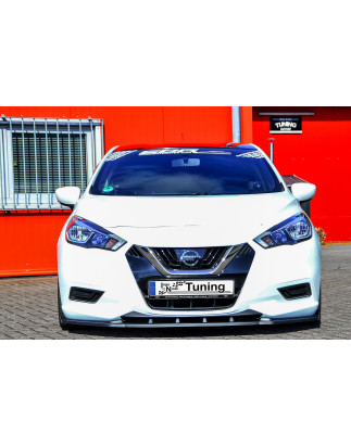 Spoiler paraurti anteriore in abs con flaps laterali Nissan Micra K14 (Cod. IN-INE-20820031W-ABS-G)