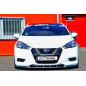 Spoiler paraurti anteriore in abs con flaps laterali Nissan Micra K14 (Cod. IN-INE-20820031W-ABS-G)
