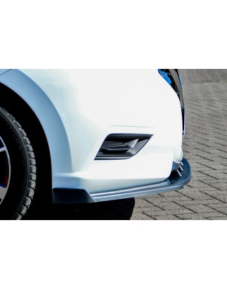 Spoiler paraurti anteriore in abs con flaps laterali Nissan Micra K14 (Cod. IN-INE-20820031W-ABS-G)