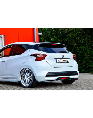 CUP  Sottoparaurti posteriore  con flaps laterali  Nissan Micra K14 (Cod. IN-INE-20820045W-ABS)