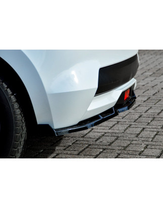 CUP  Sottoparaurti posteriore  con flaps laterali  Nissan Micra K14 (Cod. IN-INE-20820045W-ABS)