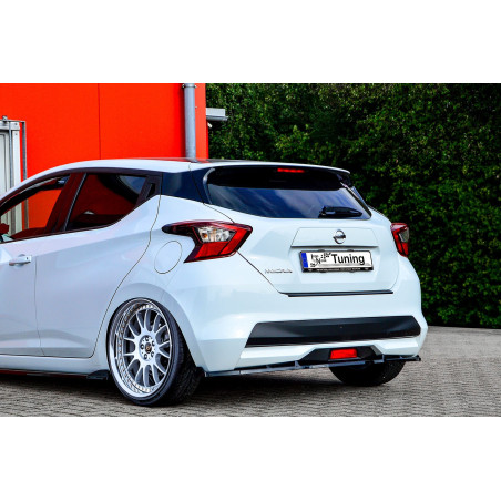 CUP  Sottoparaurti posteriore  con flaps laterali  Nissan Micra K14 (Cod. IN-INE-20820045W-ABS-G)