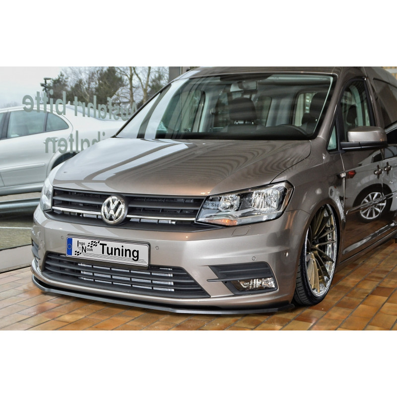 Spoiler paraurti anteriore in abs  VW Caddy  (Cod. IN-INE-220031D-ABS(CA)-G)
