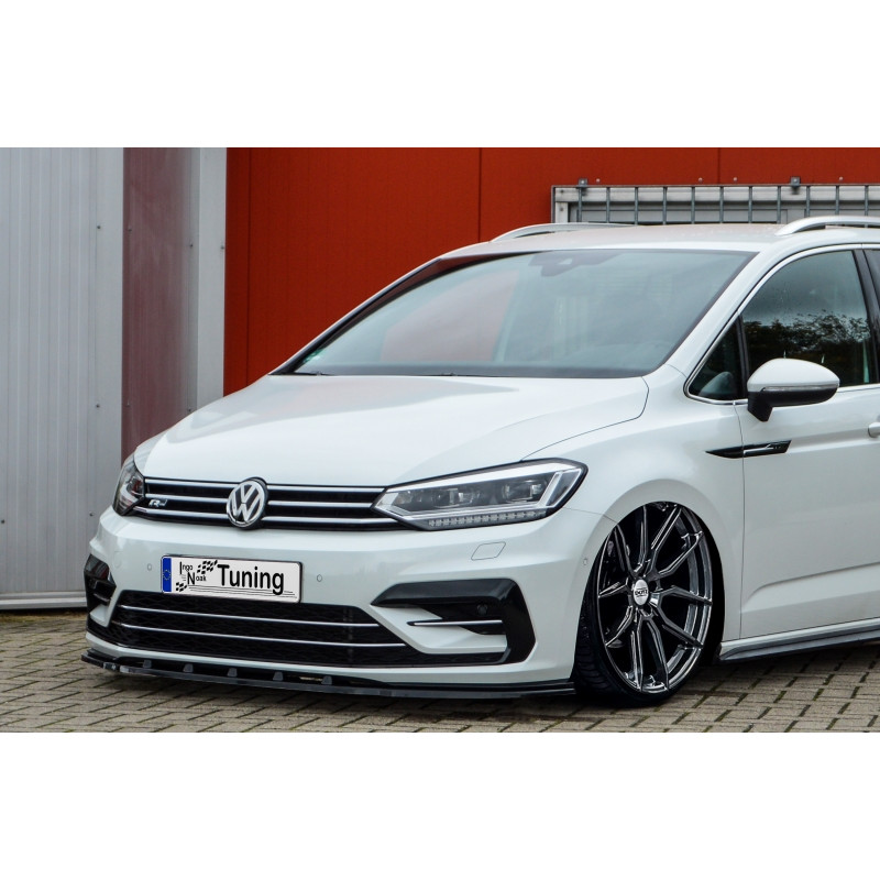 Spoiler paraurti anteriore in abs VW Touran Typ 5T R-Line (Cod. IN-INE-220031DR-ABS-G)