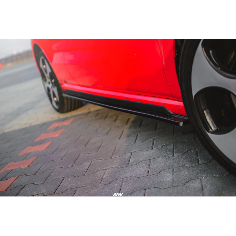 Diffusori minigonne Volkswagen Polo GTI Mk5  (Cod. M-VW-PO-5-GTI-SD1G)