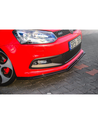 SPLITTER ANTERIORE V.2 Volkswagen Polo GTI Mk5  (Cod. M-VW-PO-5-GTI-FD2G)
