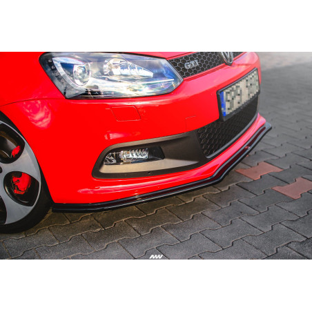 SPLITTER ANTERIORE V.2 Volkswagen Polo GTI Mk5  (Cod. M-VW-PO-5-GTI-FD2G)