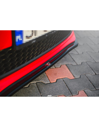 SPLITTER ANTERIORE V.2 Volkswagen Polo GTI Mk5  (Cod. M-VW-PO-5-GTI-FD2G)