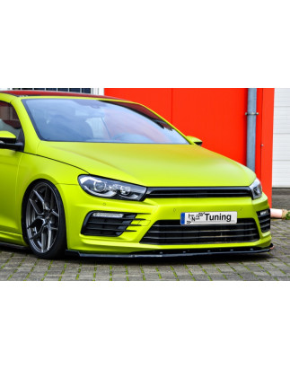 Spoiler paraurti anteriore in abs Phase 2 con flaps laterali VW Scirocco R Facelift (Cod. IN-INE-260