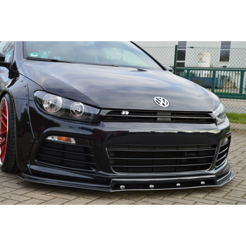 2 tlg Spoiler paraurti anteriore bestehend aus Spoiler paraurti anteriore mit Spoilerschwert  VW Sci