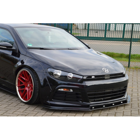 2 tlg Spoiler paraurti anteriore bestehend aus Spoiler paraurti anteriore mit Spoilerschwert  VW Sci
